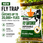 New Fly Trap Bag – Ultra-Powerful Attractant, Captures 20,000+ Flies!